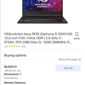 Asus laptop